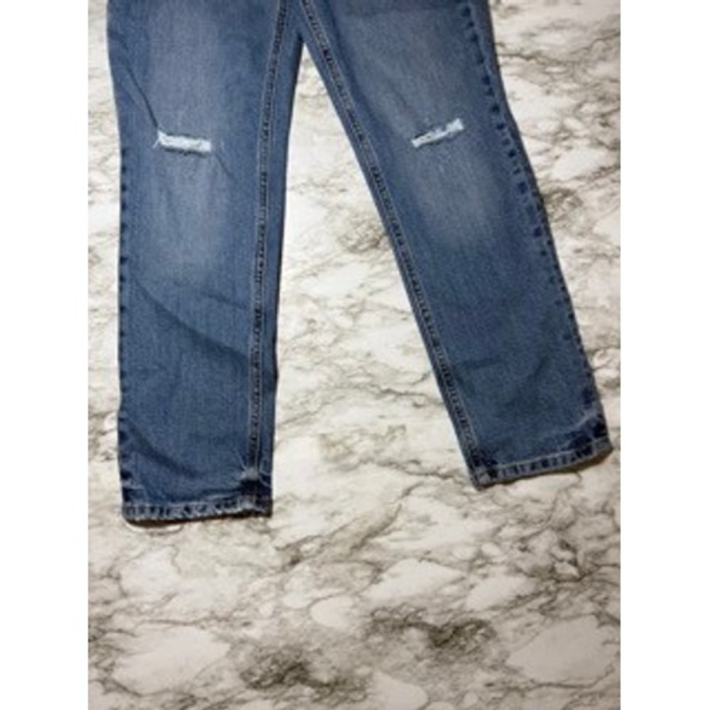 Banana Republic Distressed High Rise Straight Leg Jeans Size 27 Denim - Picture 4 of 7